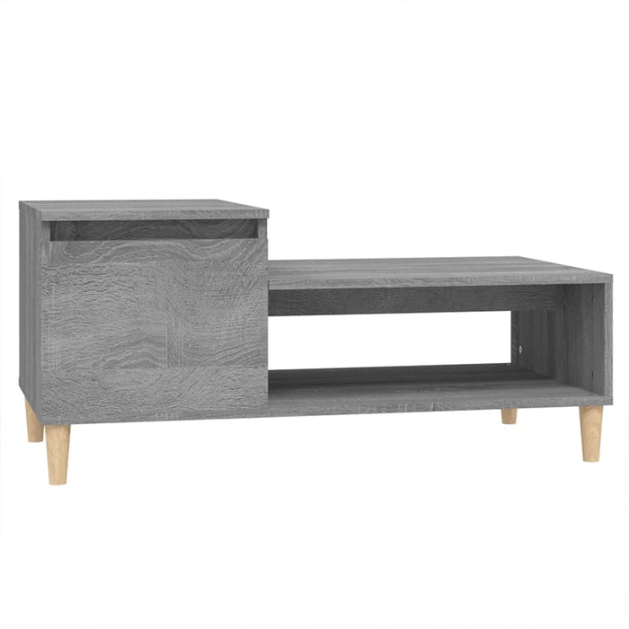 Coffee Table Grey Sonoma 100x50x45 cm Engineered Wood.