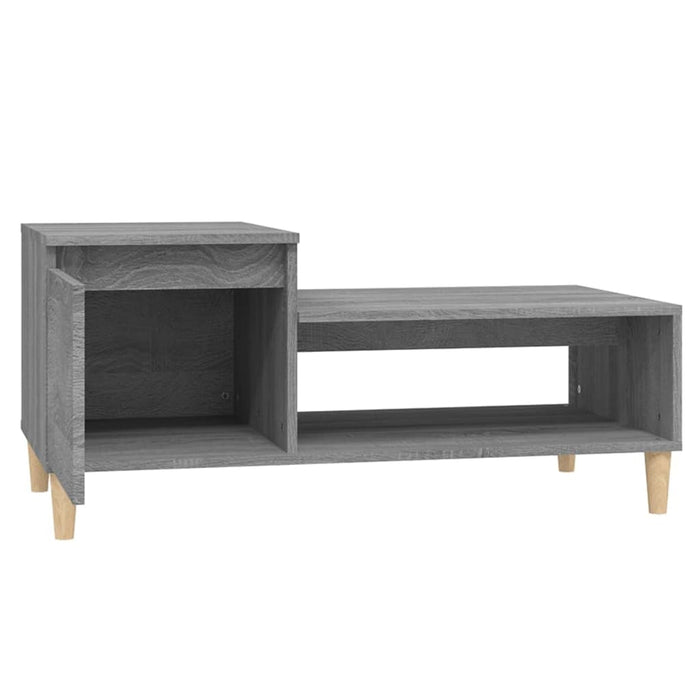 Coffee Table Grey Sonoma 100x50x45 cm Engineered Wood.