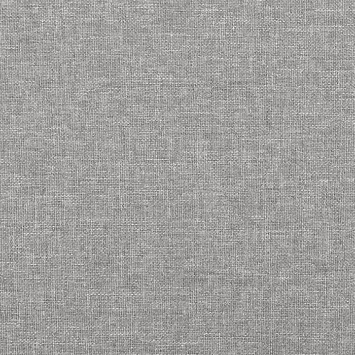Box Spring Bed Frame Light Grey 180x200cm 6FT Super King Fabric.