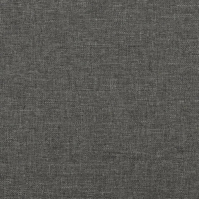 Box Spring Bed Frame Dark Grey 180x200 cm 6FT Super King Fabric.