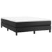 Box Spring Bed Frame Black 135x190 cm 4FT6 Double Faux Leather.