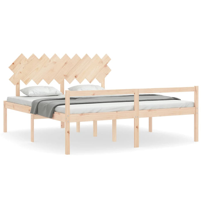 Bed Frame with Headboard 6FT Super