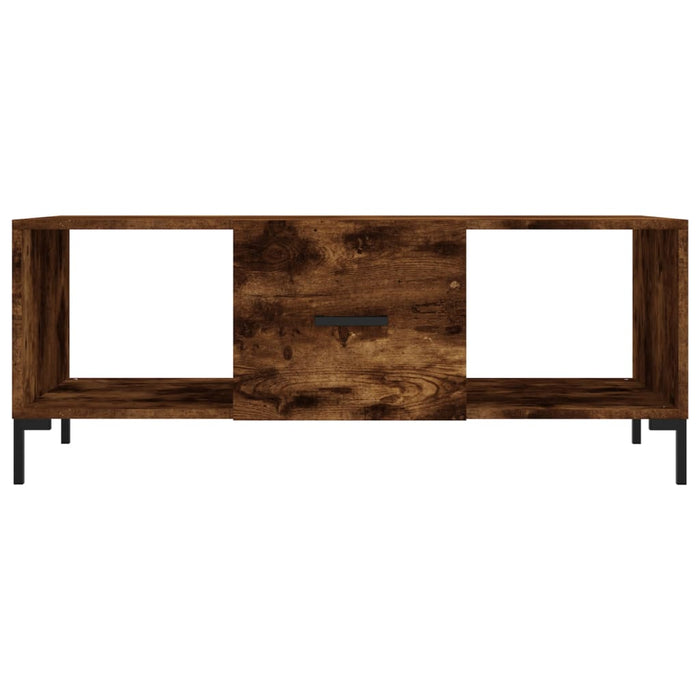 Coffee Table Smoked Oak Engineered Wood 102 cm