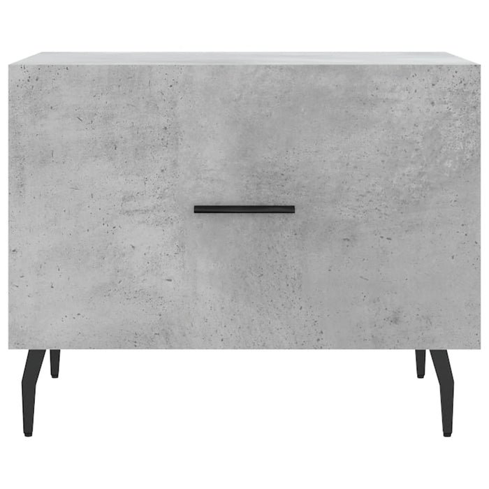 Coffee Tables 2 pcs Concrete Grey 50x50x40 cm Engineered Wood