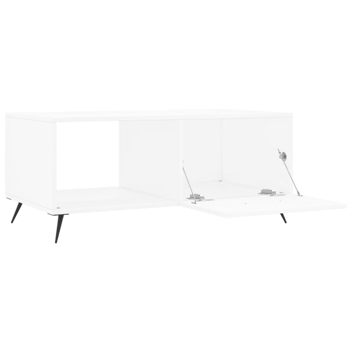 Coffee Table White 90x50x40 cm Engineered Wood