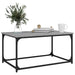 Coffee Table Grey Sonoma 80x50x40 cm Engineered Wood and Iron.