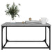 Coffee Table Grey Sonoma 80x50x40 cm Engineered Wood and Iron.