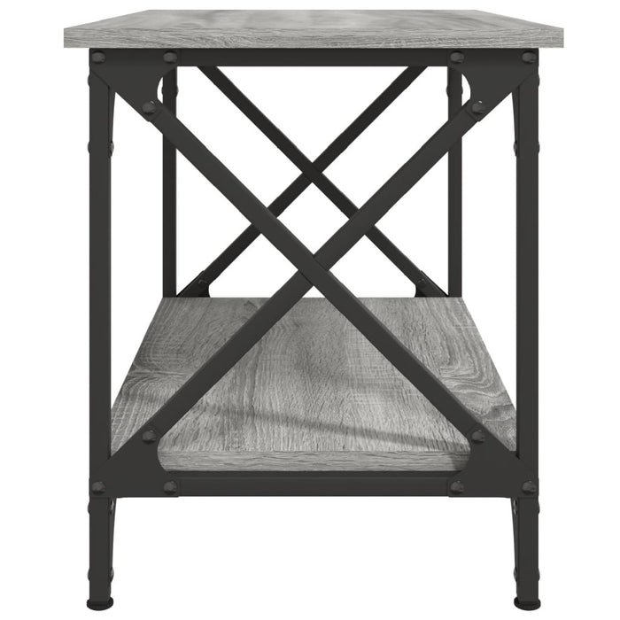 Side Table Grey Sonoma 55x38x45 cm Engineered Wood.