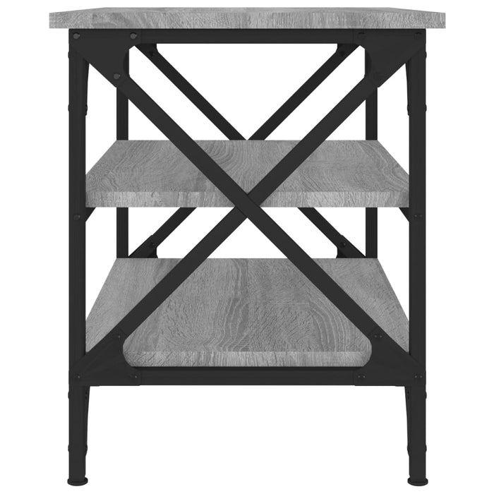 Side Table Grey Sonoma Engineered Wood 55 cm