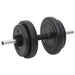 Barbell and Dumbbell with Plates Set 90 kg.