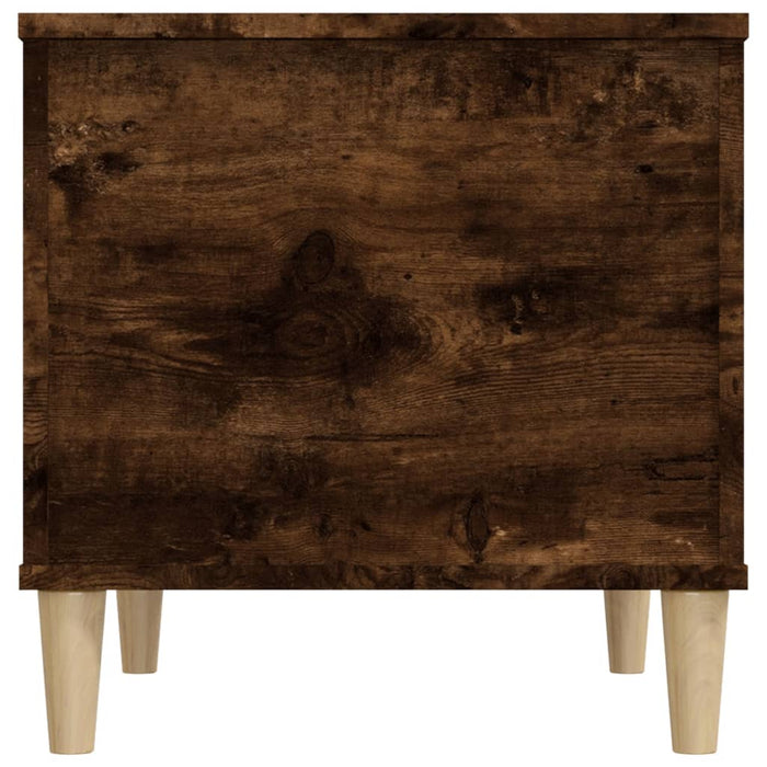 Coffee Table Smoked Oak 60x44.5x45 cm Engineered Wood.