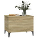 Coffee Table Sonoma Oak 60x44.5x45 cm Engineered Wood.
