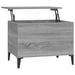 Coffee Table Grey Sonoma 60x44.5x45 cm Engineered Wood.