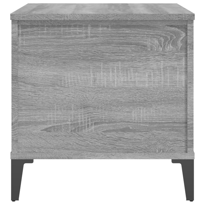 Coffee Table Grey Sonoma 60x44.5x45 cm Engineered Wood.