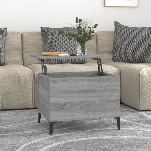 Coffee Table Grey Sonoma 60x44.5x45 cm Engineered Wood.