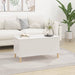 Coffee Table High Gloss White 90x44.5x45 cm Engineered Wood.