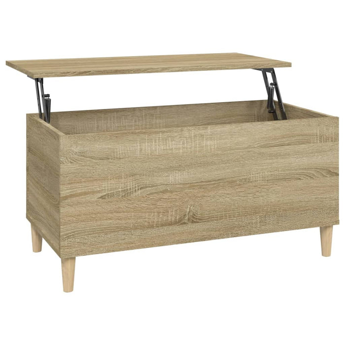 Coffee Table Sonoma Oak 90x44.5x45 cm Engineered Wood.