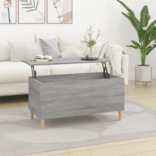 Coffee Table Grey Sonoma 90x44.5x45 cm Engineered Wood.