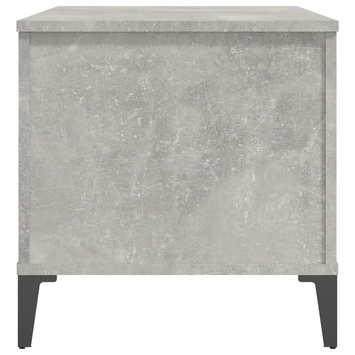 Coffee Table Concrete Grey 90x44.5x45 cm Engineered Wood.