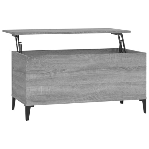 Coffee Table Grey Sonoma 90x44.5x45 cm Engineered Wood.