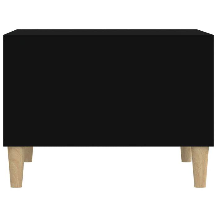 Coffee Table Black 60x50x36.5 cm Engineered Wood.