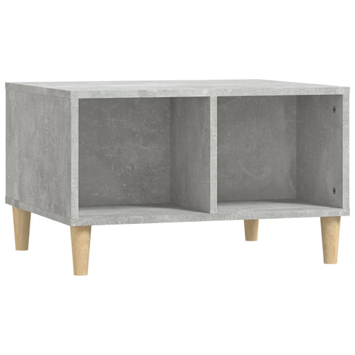 Coffee Table Concrete Grey 60x50x36.5 cm Engineered Wood.