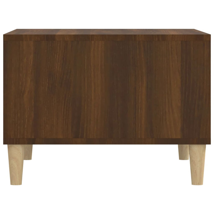 Coffee Table Brown Oak 60x50x36.5 cm Engineered Wood.