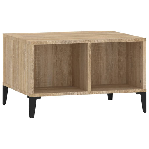 Coffee Table Sonoma Oak 60x50x36.5 cm Engineered Wood.