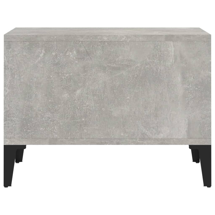 Coffee Table Concrete Grey 60x50x36.5 cm Engineered Wood.