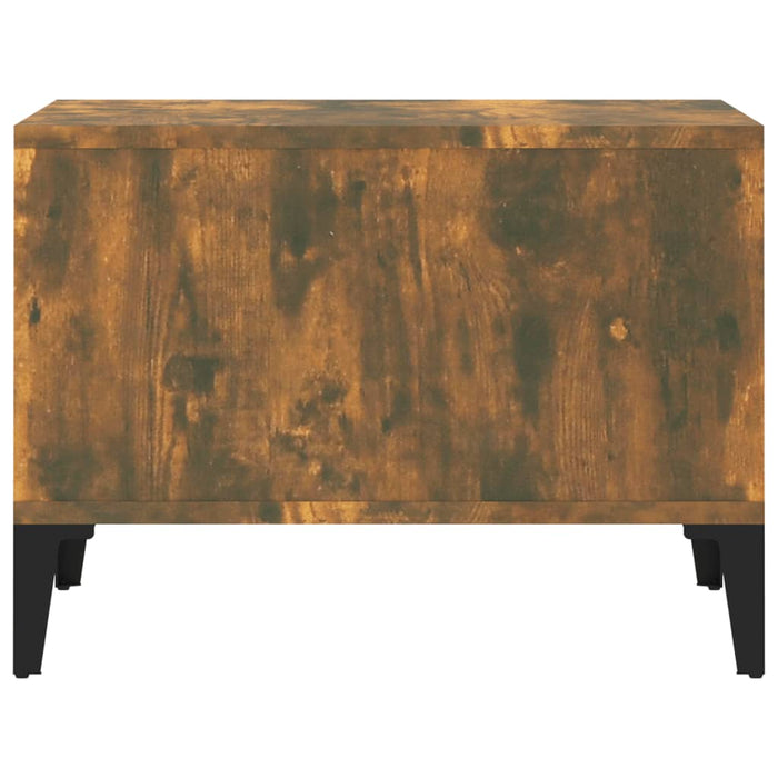Coffee Table Smoked Oak 60x50x36.5 cm Engineered Wood.