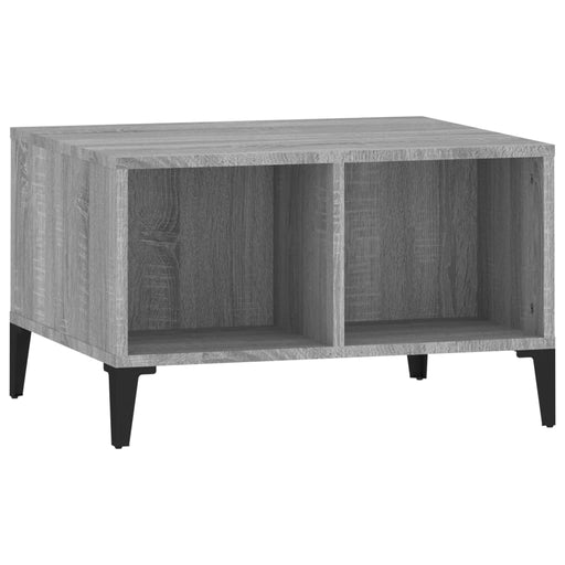Coffee Table Grey Sonoma 60x50x36.5 cm Engineered Wood.