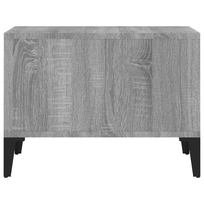 Coffee Table Grey Sonoma 60x50x36.5 cm Engineered Wood.