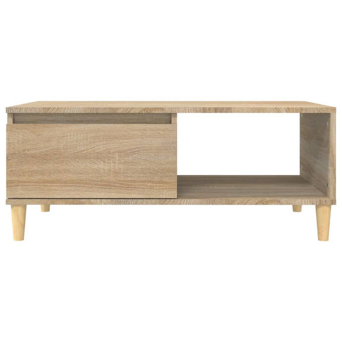 Coffee Table Sonoma Oak 90x50x36.5 cm Engineered Wood.