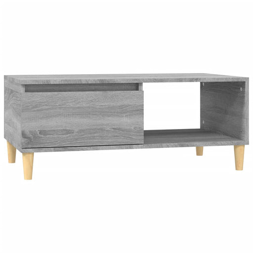 Coffee Table Grey Sonoma 90x50x36.5 cm Engineered Wood.