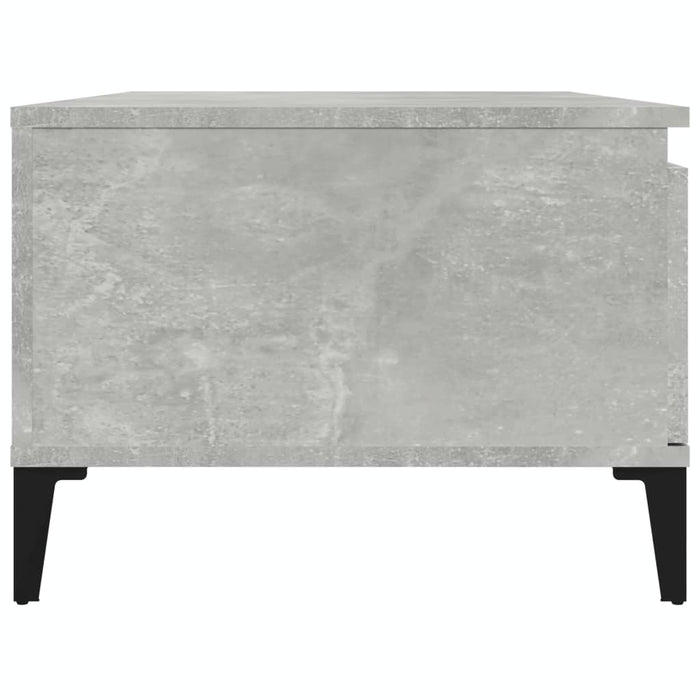 Coffee Table Concrete Grey 90x50x36.5 cm Engineered Wood.