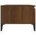 Coffee Table Brown Oak 90x50x36.5 cm Engineered Wood.
