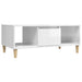 Coffee Table High Gloss White 90x50x36,5 cm Engineered Wood.