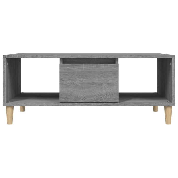 Coffee Table Grey Sonoma 90x50x36,5 cm Engineered Wood.