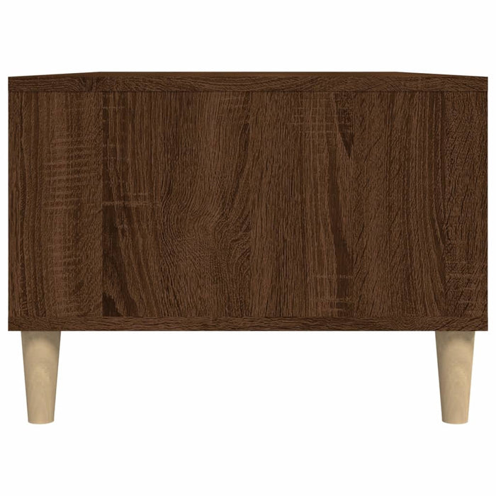 Coffee Table Brown Oak 90x50x36,5 cm Engineered Wood.