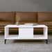 Coffee Table White 90x50x36.5 cm Engineered Wood.