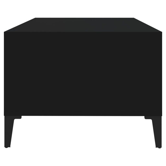 Coffee Table Black 90x50x36.5 cm Engineered Wood.