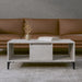 Coffee Table Concrete Grey 90x50x36.5 cm Engineered Wood.