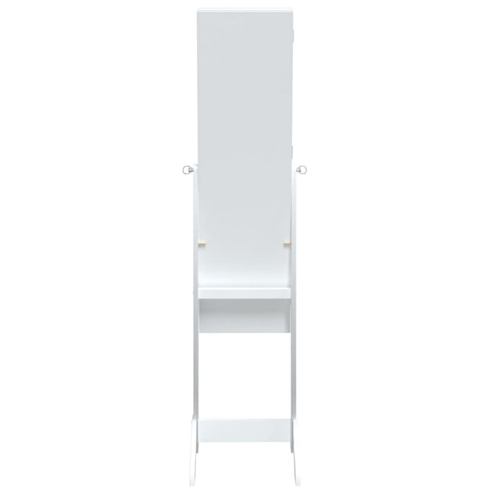 Free-Standing Mirror White 34 cm