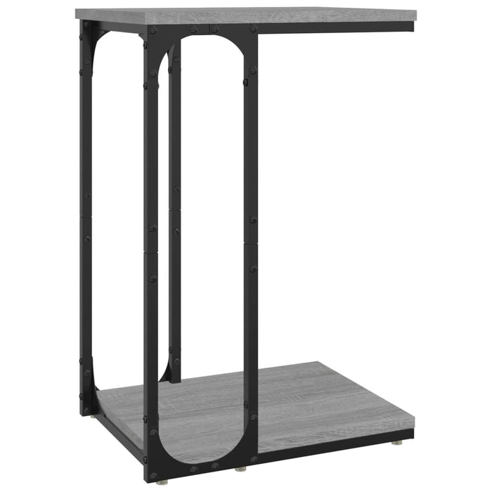 Side Table Grey Sonoma Engineered Wood 40 cm