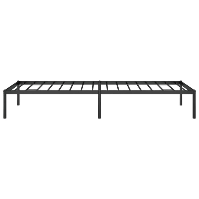 Metal Bed Frame Black 80 cm