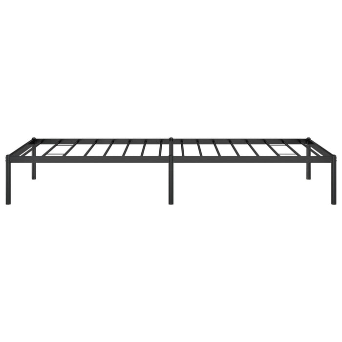 Metal Bed Frame Black 90 cm