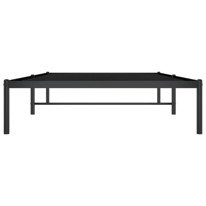 Metal Bed Frame Black 107 cm