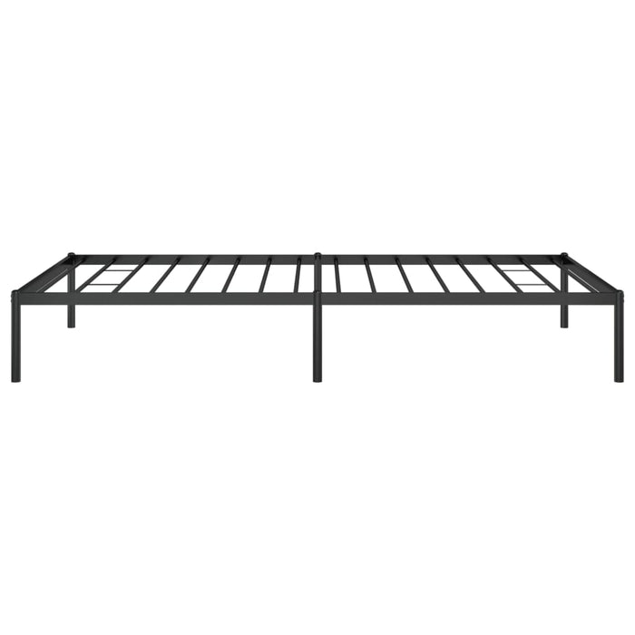Metal Bed Frame Black 107 cm