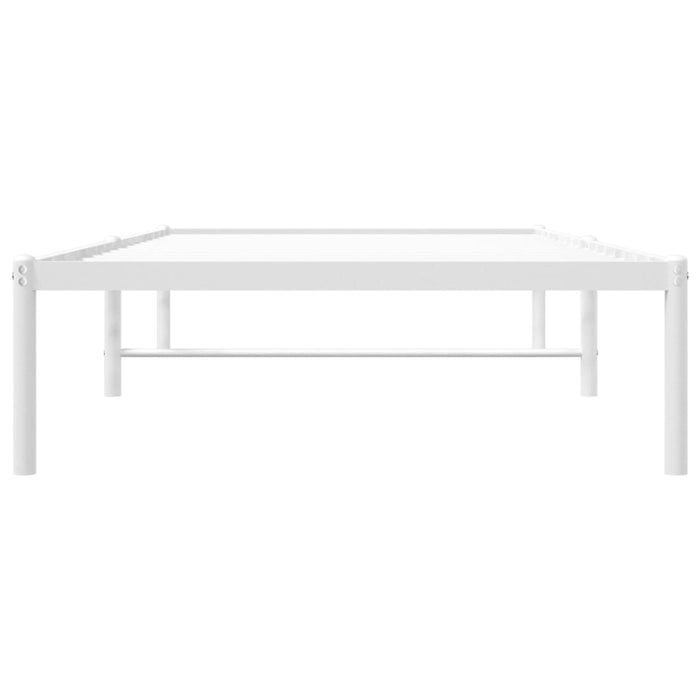 Metal Bed Frame White 90x200 cm.