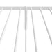 Metal Bed Frame with Headboard White 107x203 cm.